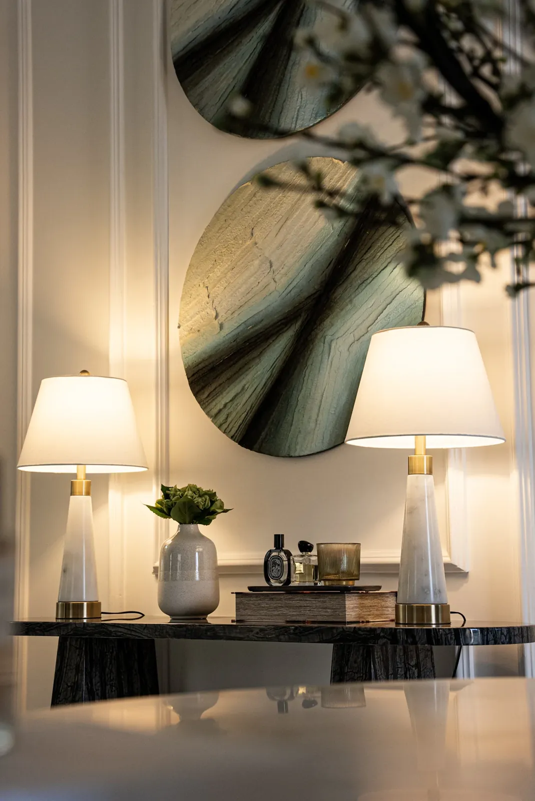 Refined contemporary interior design